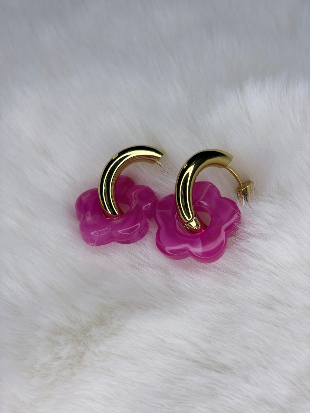 Boucle Fleurs de Jade