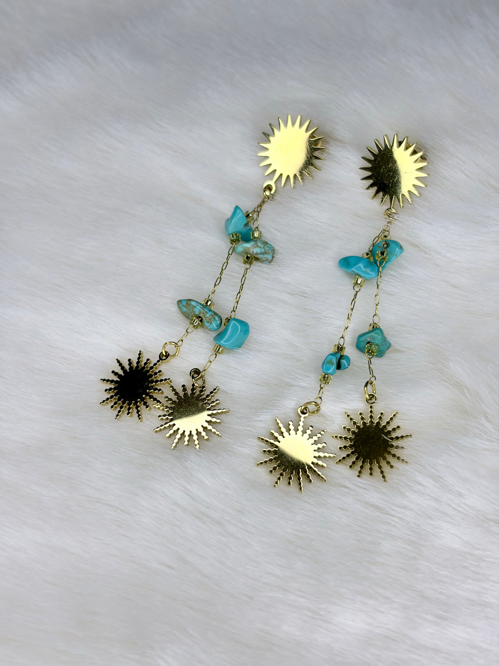 Boucles Turquoise Amore