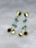 Boucles Turquoise Amore